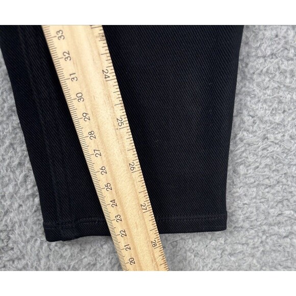 SPANX Jean-ish Jeggings Ankle Denim Leggings Black Size Large Faux Pockets - Picture 5 of 8